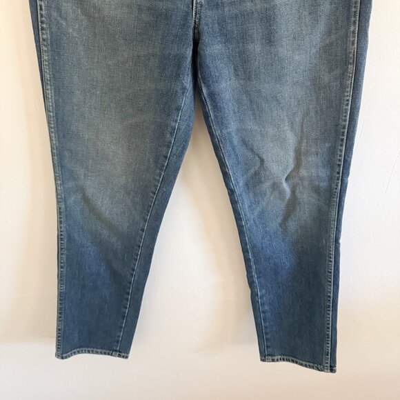 AMO Mineral Blue Chelsea Crop High Rise Jeans 28 - Picture 4 of 8